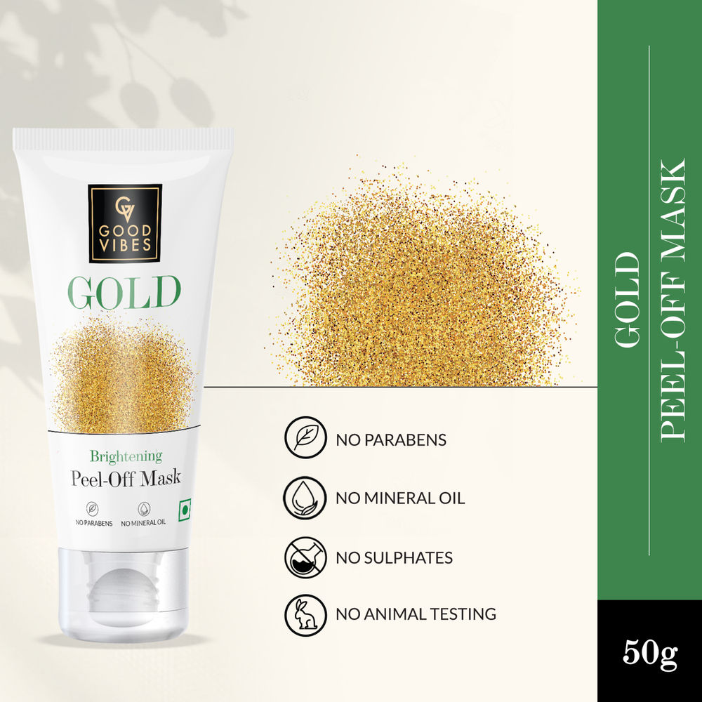 Good Vibes Gold Brightening Peel Off Mask