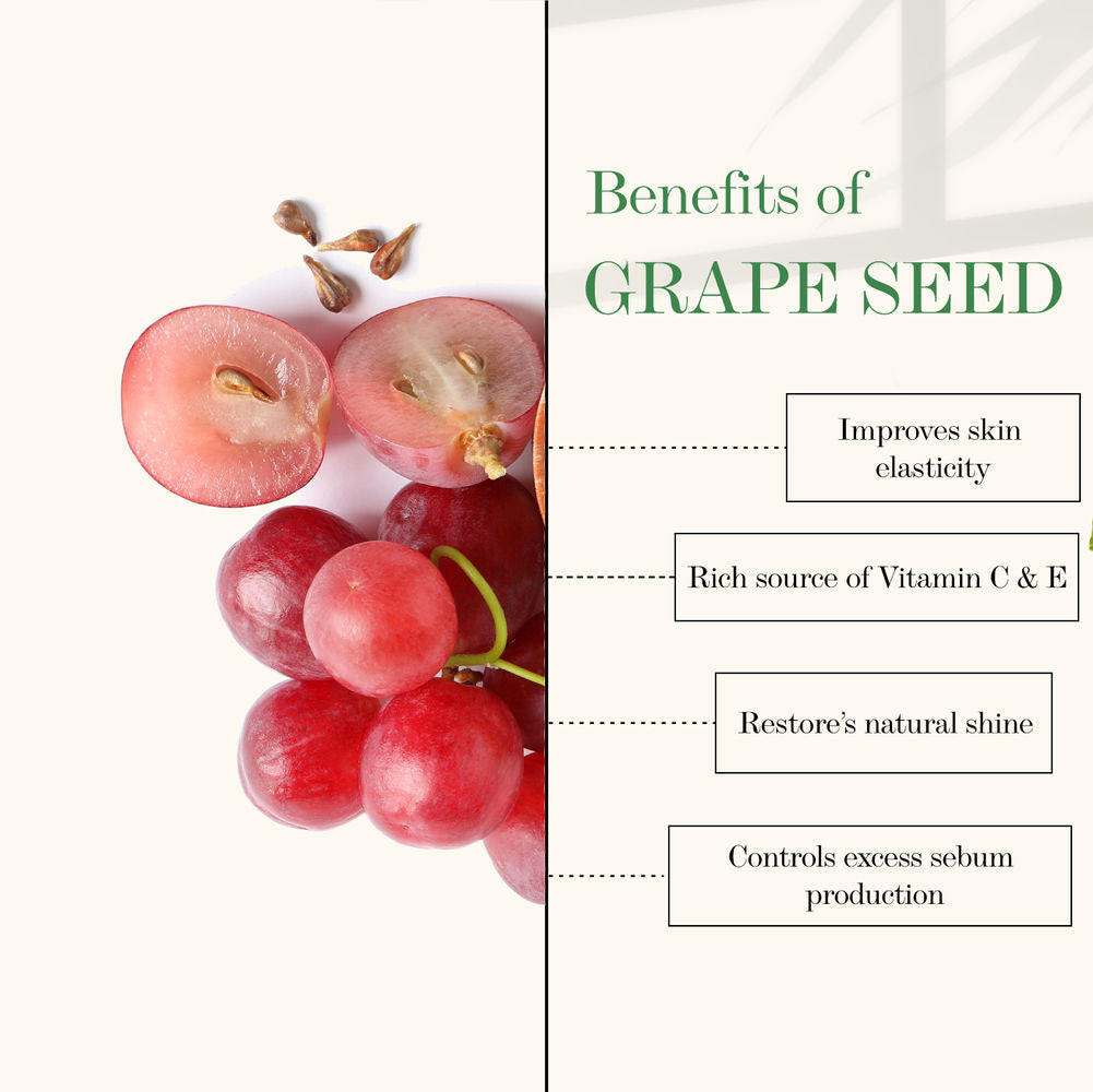 Good Vibes Grape Seed And Evening Primrose Cold Pressed Oil For Hair & Skin
