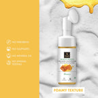 Good Vibes Honey Moisturizing Foaming Face Wash With Deep Cleansing Brush