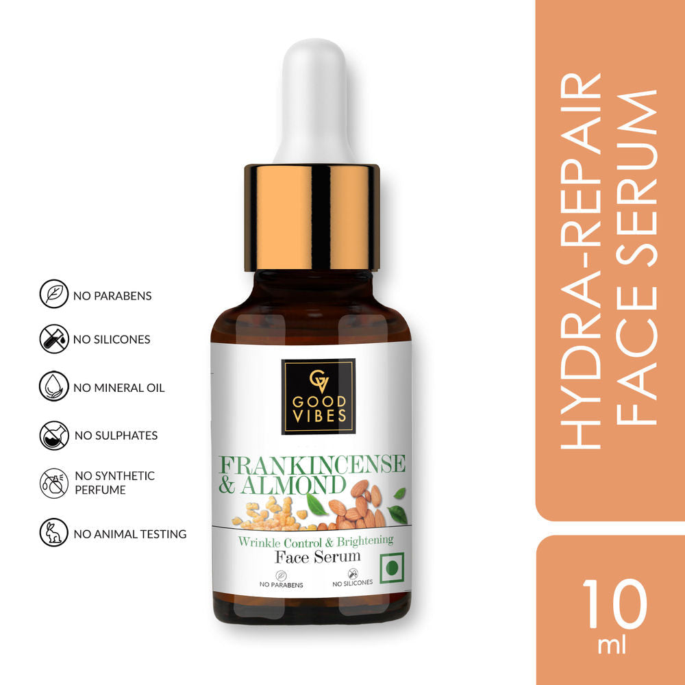 Good Vibes Frankincense & Almond Wrinkle Control & Brightening Serum