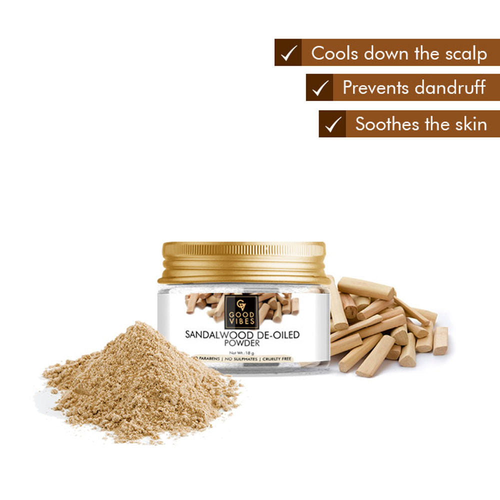 Good Vibes Sandalwood De Oiled Wood Powder