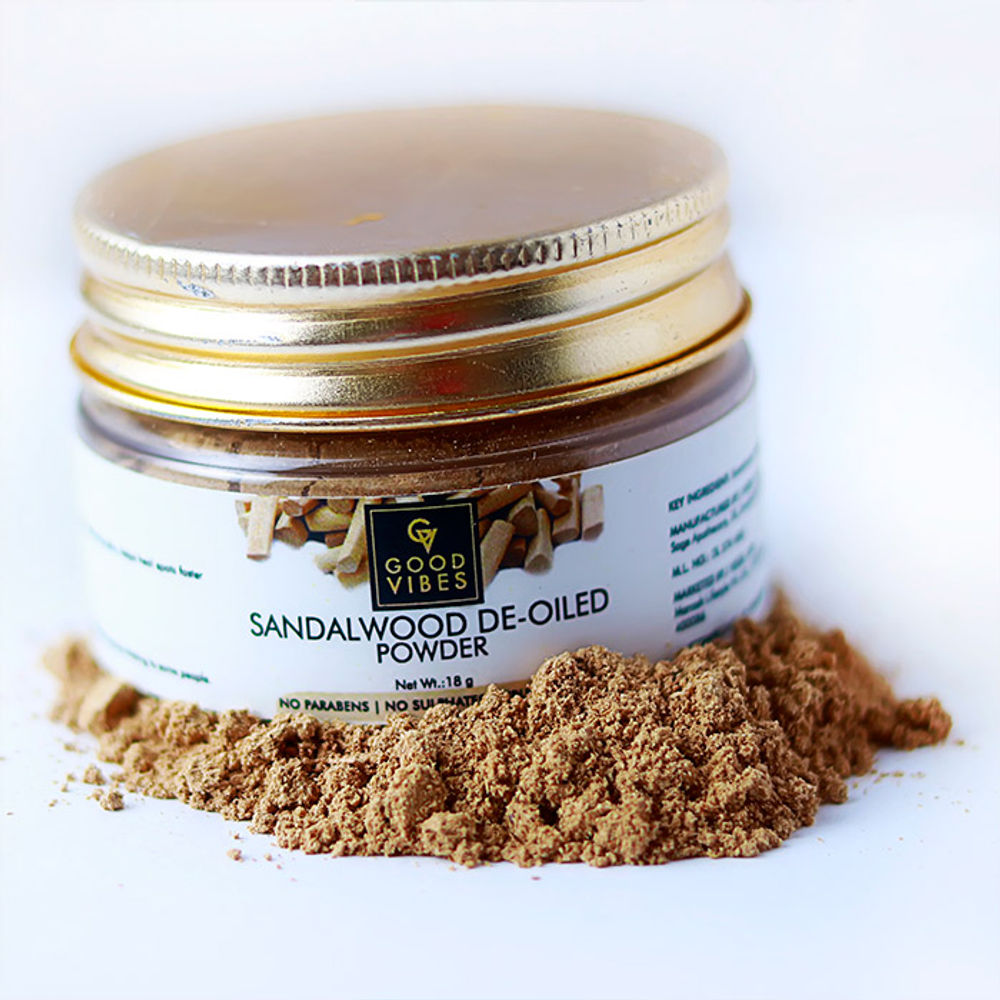 Good Vibes Sandalwood De Oiled Wood Powder