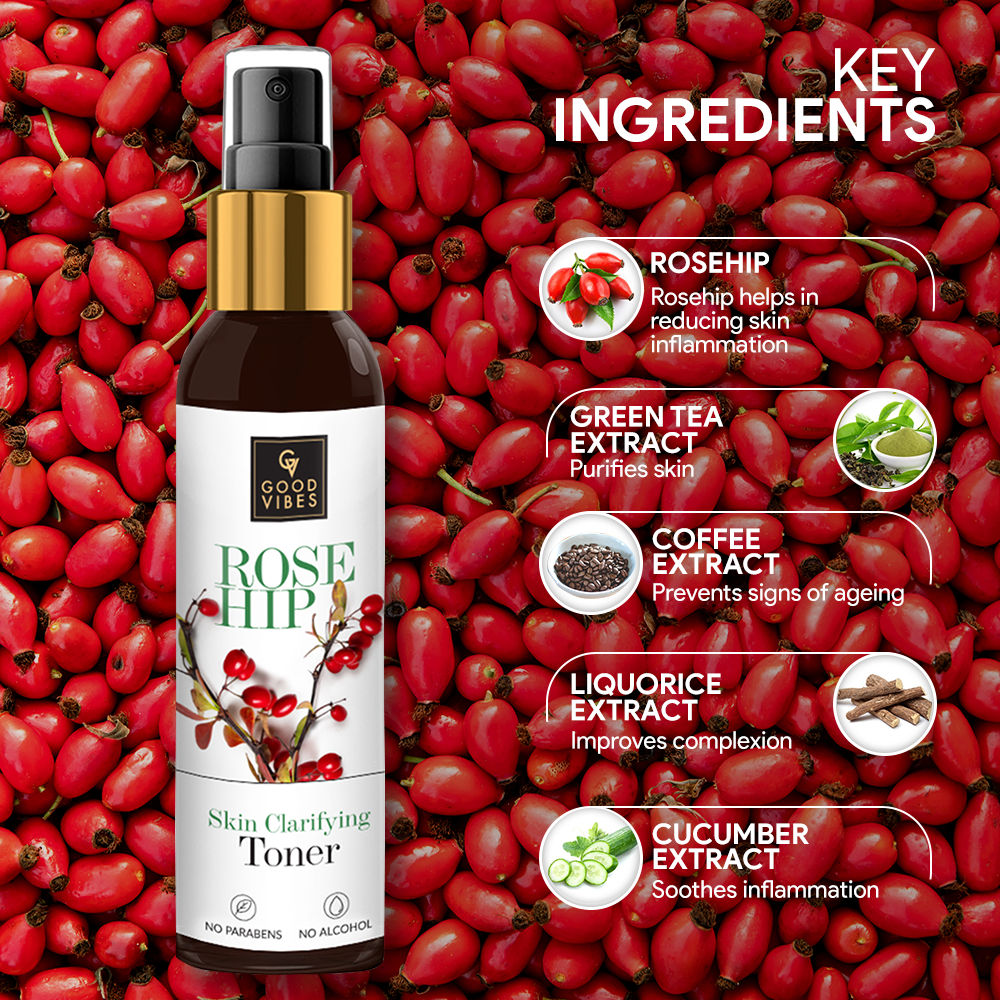 Good Vibes Skin Clarifying Toner - Rosehip