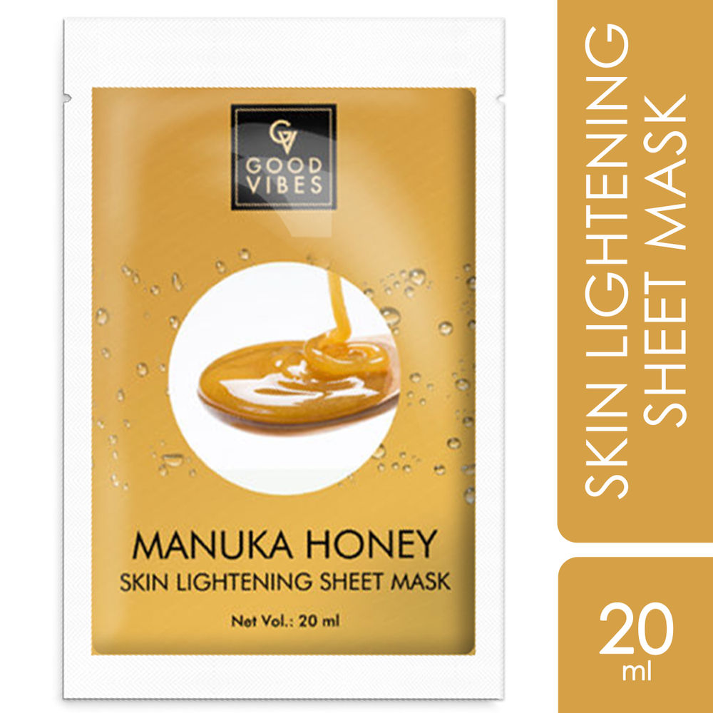 Good Vibes Manuka Honey Skin Lightening Sheet Mask