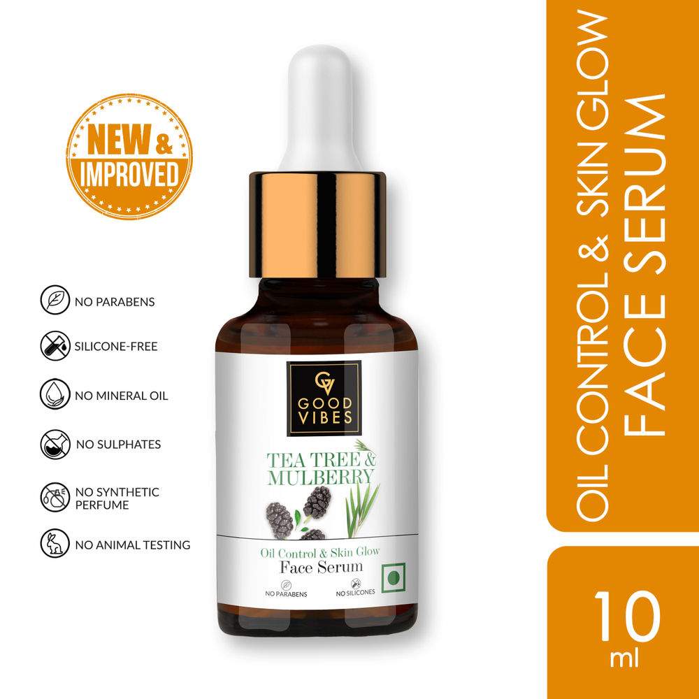 Good Vibes Tea Tree + Mulberry Skin Glow & Oil Control Serum