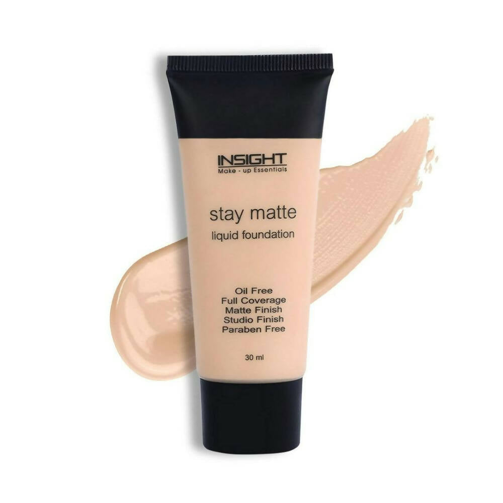 Insight Cosmetics Stay Matte Liquid Foundation - Classic Ivory - Distacart