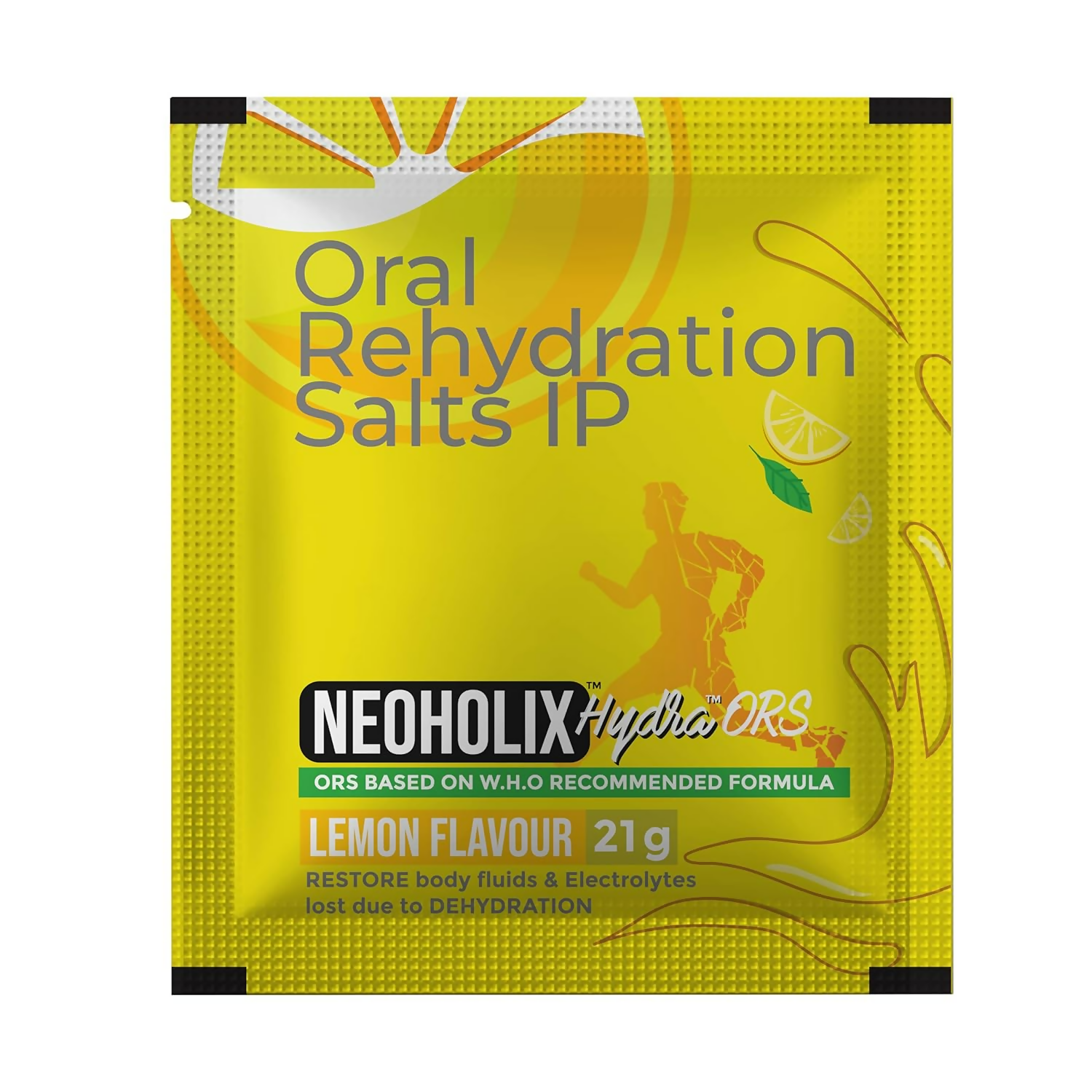 NeoHolix Hydra ORS Sachets Lemon Flavour - Distacart