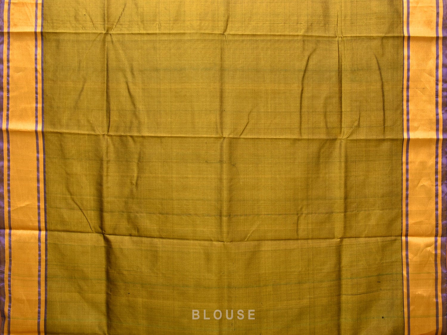 Green and Olive Uppada Silk Handloom Saree with Buta Design - Global Threads