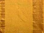Green and Purple Bandhani Kanchipuram Silk Handloom Saree with Kalamkari Floral Body Design - Global Threads