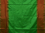 Green Uppada Silk Handloom Saree with Border Design - Global Threads