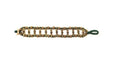 Bling Accessories Antique Brass Hand Weaved Metal Beads Bracelet