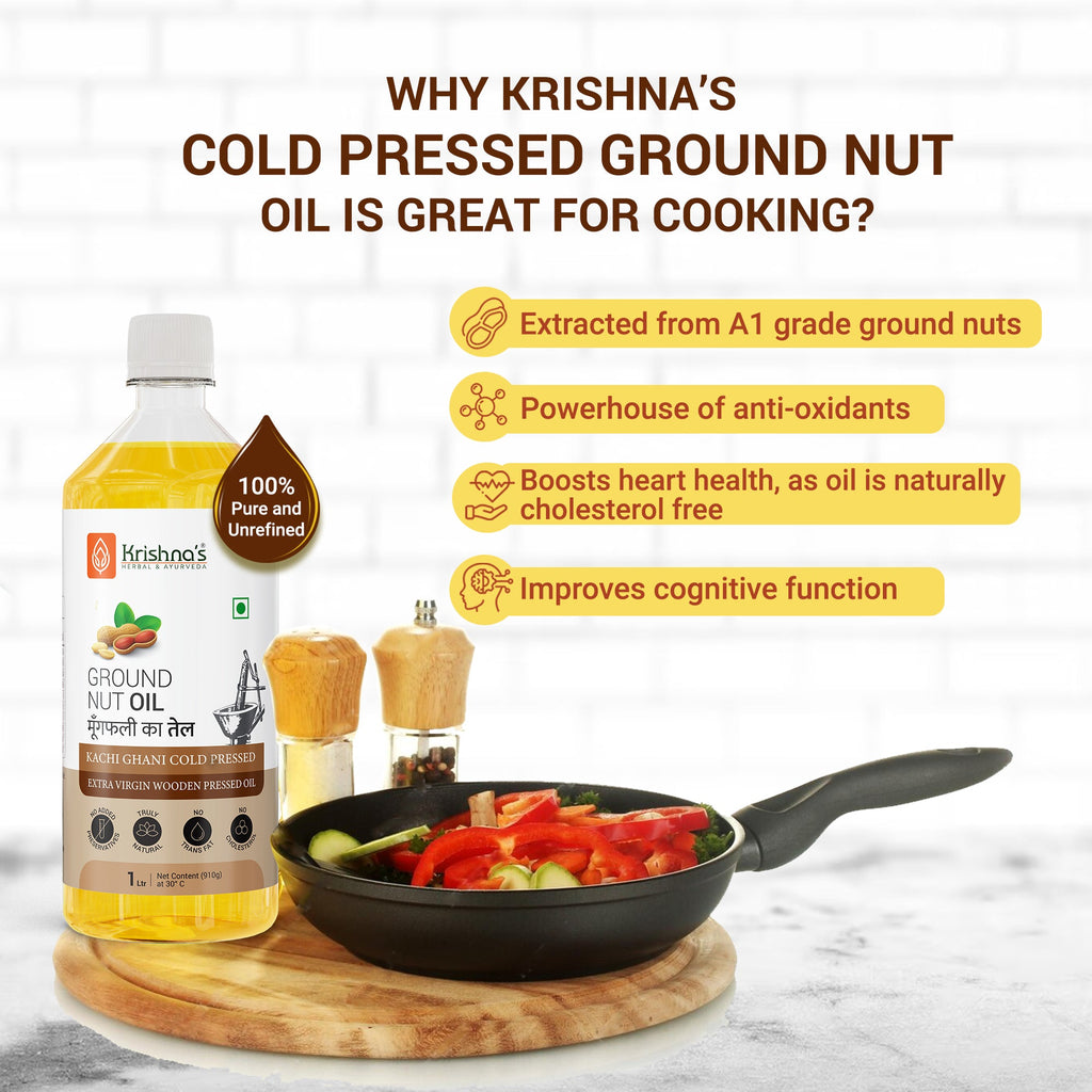 Krishna'S Herbal & Ayurveda Ground Nut Oil - Distacart