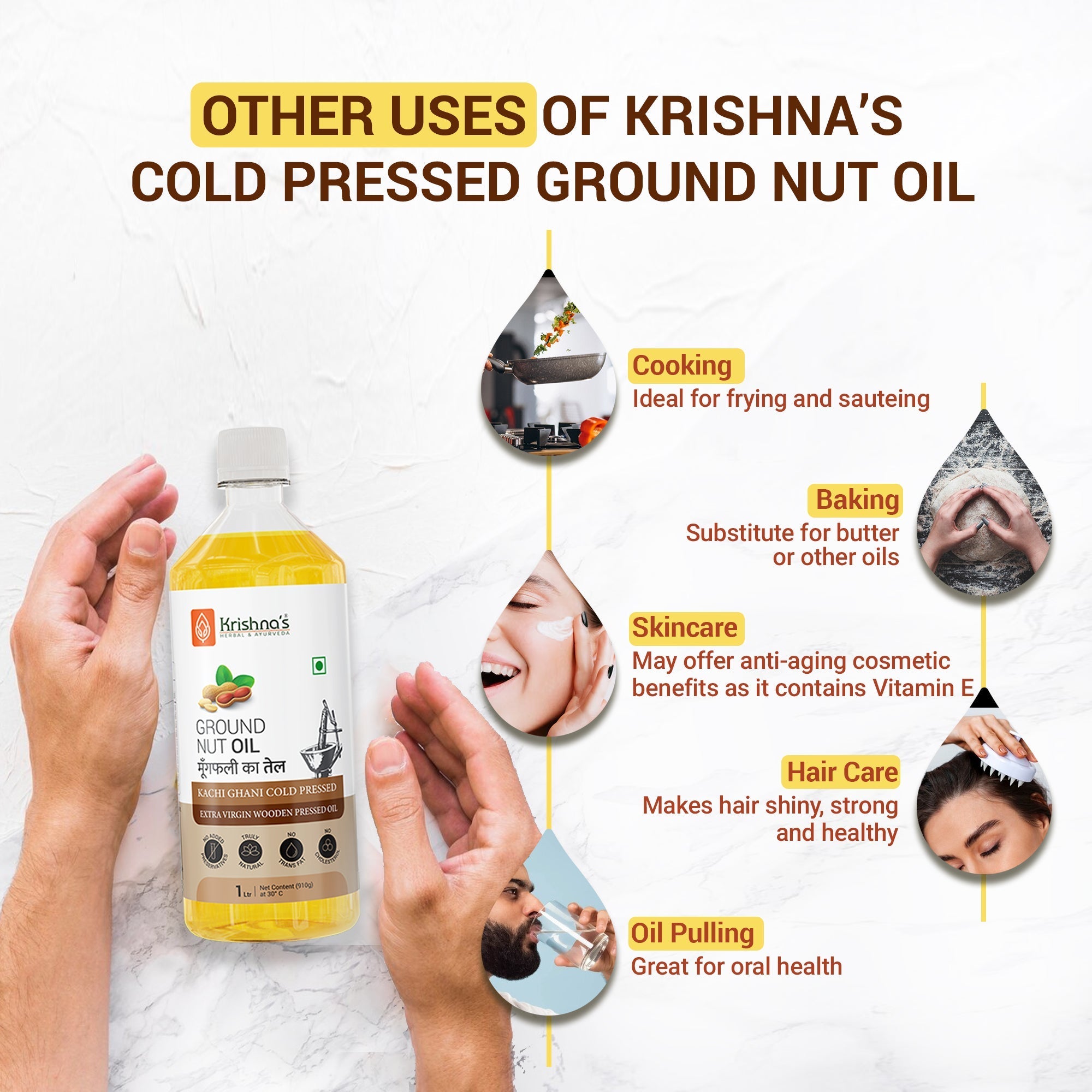 Krishna'S Herbal & Ayurveda Ground Nut Oil - Distacart
