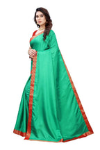 Vamika Rama Green Dola Silk Border Saree (Kirti Rama)
