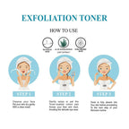 Love Earth Exfoliation Toner Infused With Glycolic Acid, Mandelic Acid, Lactic Acid, Hyaluronic Acid