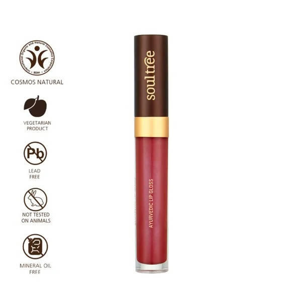 Soultree Ayurvedic Lip Gloss - Lush Berry