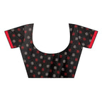 Vamika Embroidery Black Jute Silk Blouse