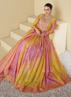 Vegaa Fashion Multicolor Real Muslin Digital Print Anarkali Suit - Distacart