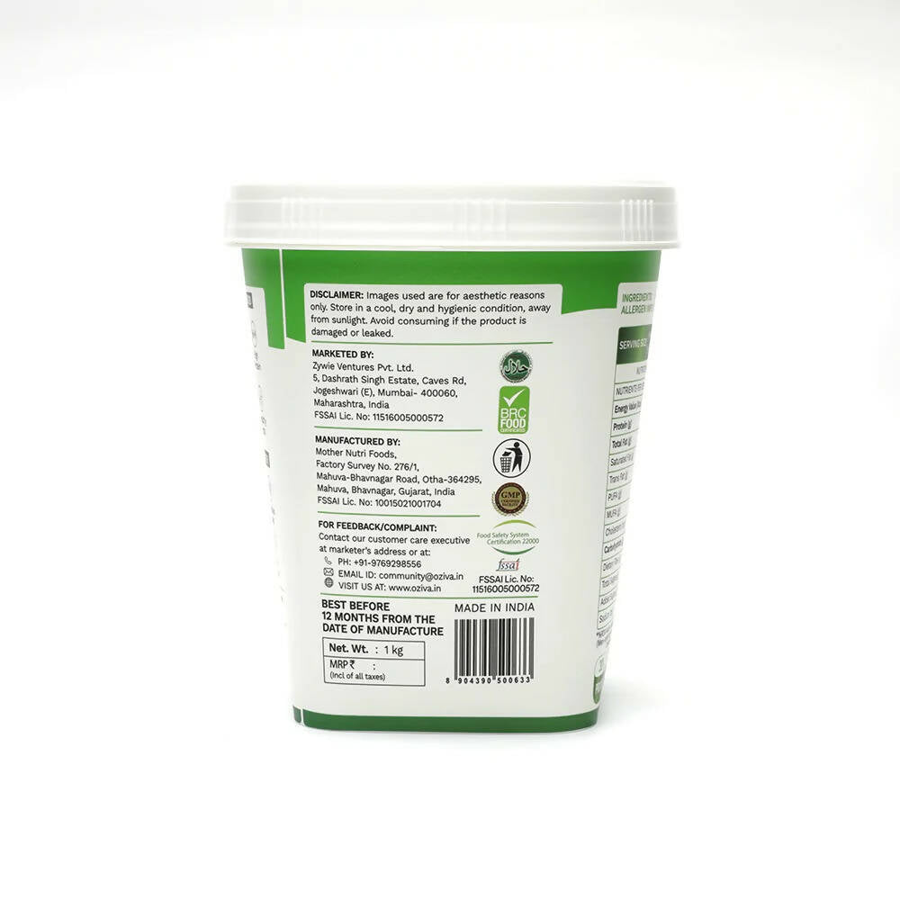 OZiva Natural Peanut Butter-Creamy - Distacart