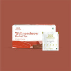 Shivamastu Ayurveda Wellnessbrew Herbal Tea - 20 Pyramid Teabags - Distacart