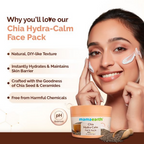 Mamaearth Chia Hydra-Calm Face Pack with Chia Seed & Ceramides