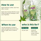 PLIX The Plant Fix Neem Anti-Dandruff Advanced Kit - Shampoo + Serum
