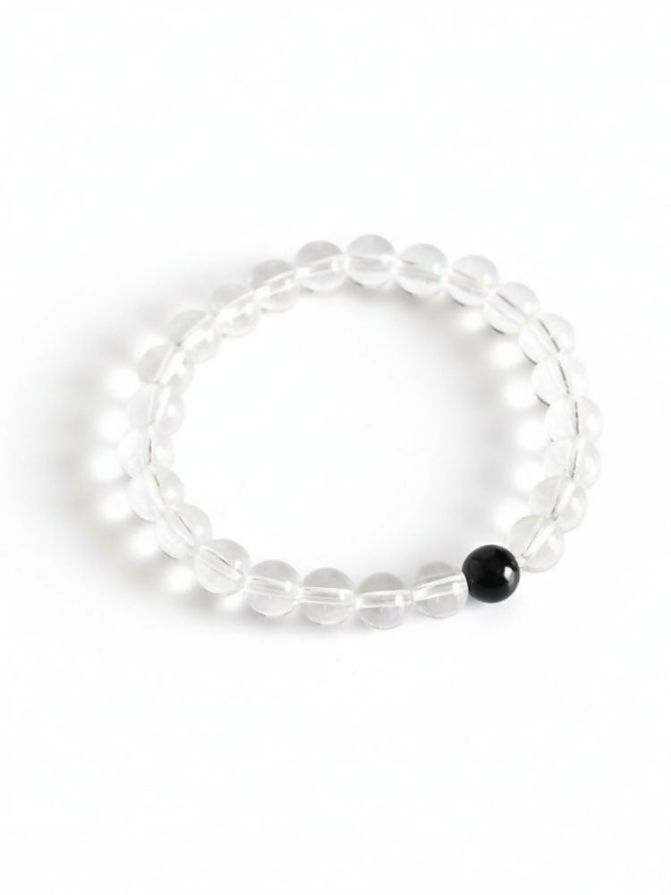 NVR Unisex White Crystal Evil Eye Bracelet - Distacart