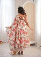 Teeya Creation Crea Pure Muslin Silk Digital Print Traditional Wear Long Gown - Distacart