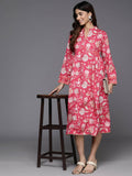 Ahalyaa Women's Traditional wear Dress - Pink - Distacart