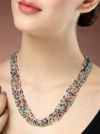 NVR Women's Multi-Coloured Handcrafted Necklace