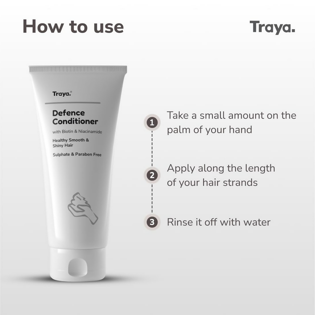 Traya Defence Conditioner with Biotin & Niacinamide