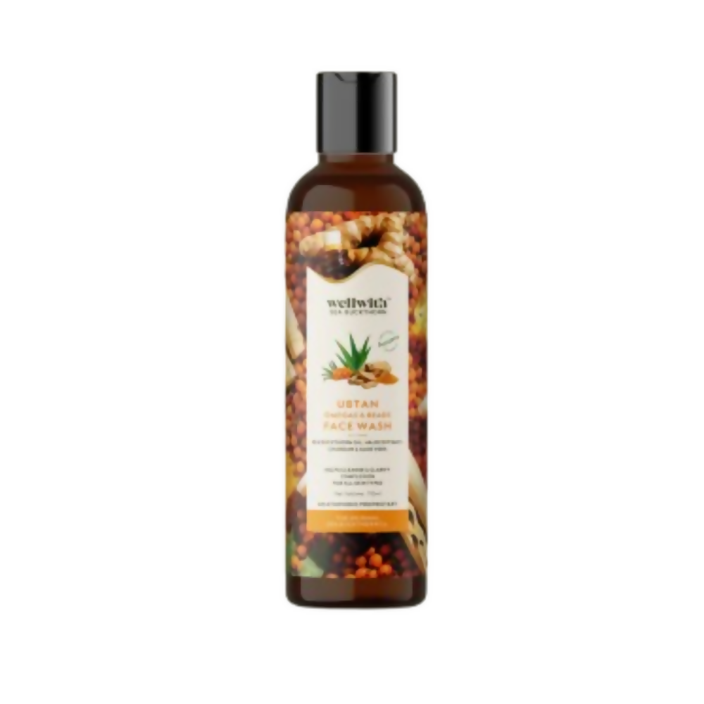 Wellwith Ubtan Omegas & Beads Face Wash