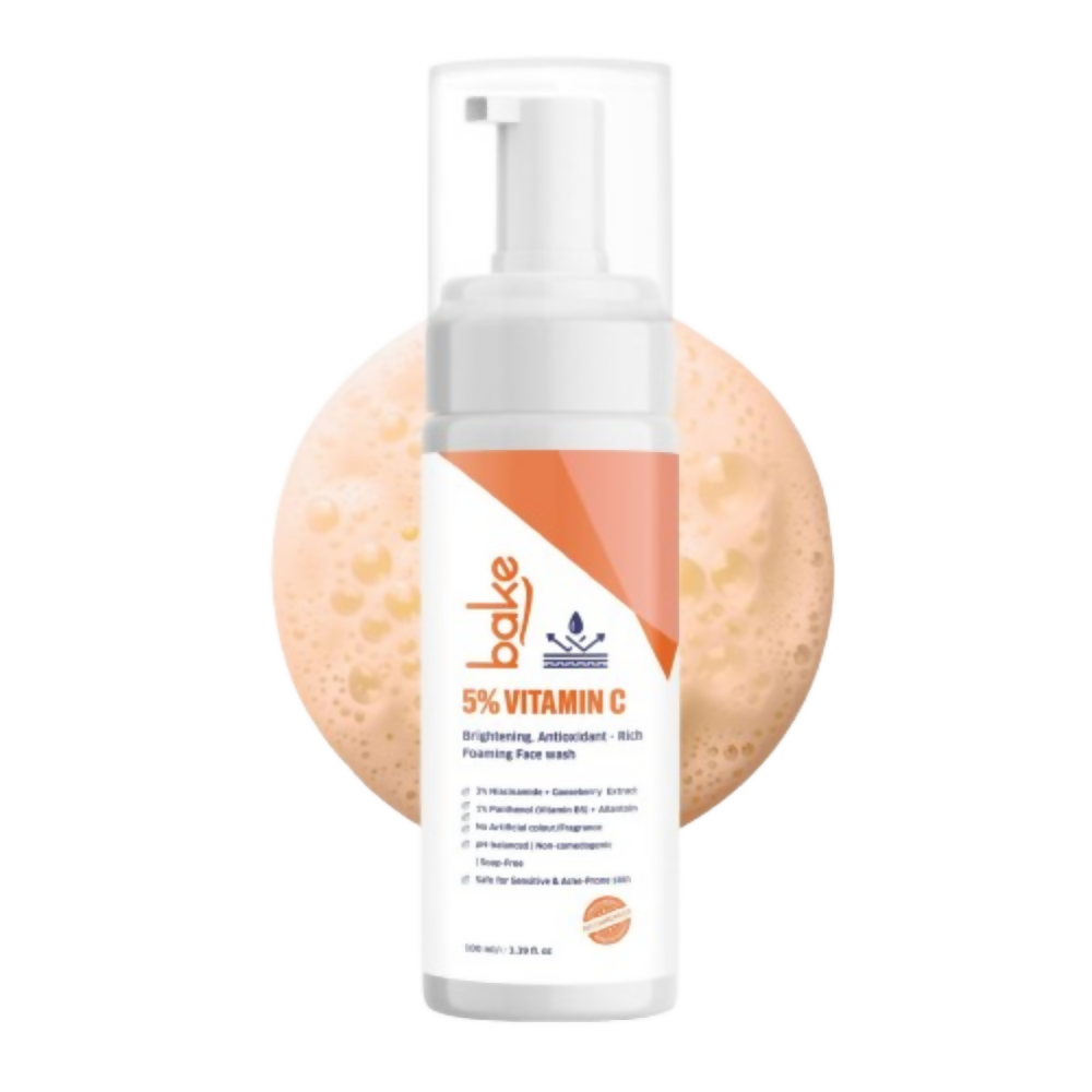 Bake 5% Vitamin C Foaming Face Wash with 3% Niacinamide