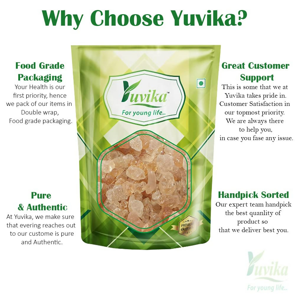 Yuvika Gond Batan - Gond Ladoo - Acacia Arabica Wild - Arabic Gum - Distacart