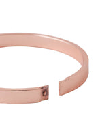 NVR Men's Rose Gold Metal Interlock Kada Bracelet - Distacart