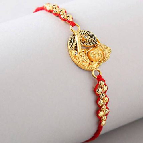 Krishna With Flute Rakhi 