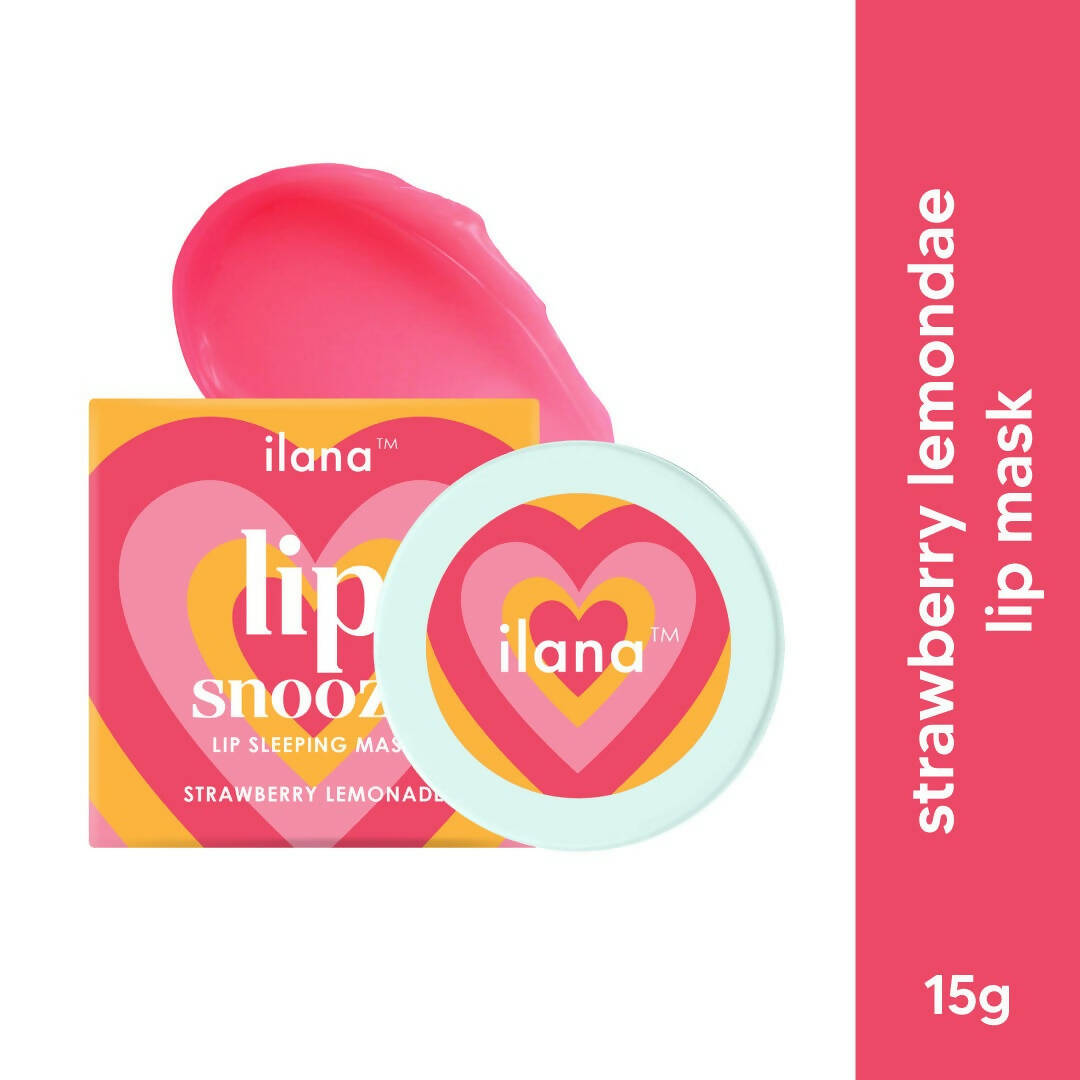 Ilana Lip Snooze Overnight Healing Vegan Lip Mask - Strawberry Lemonade