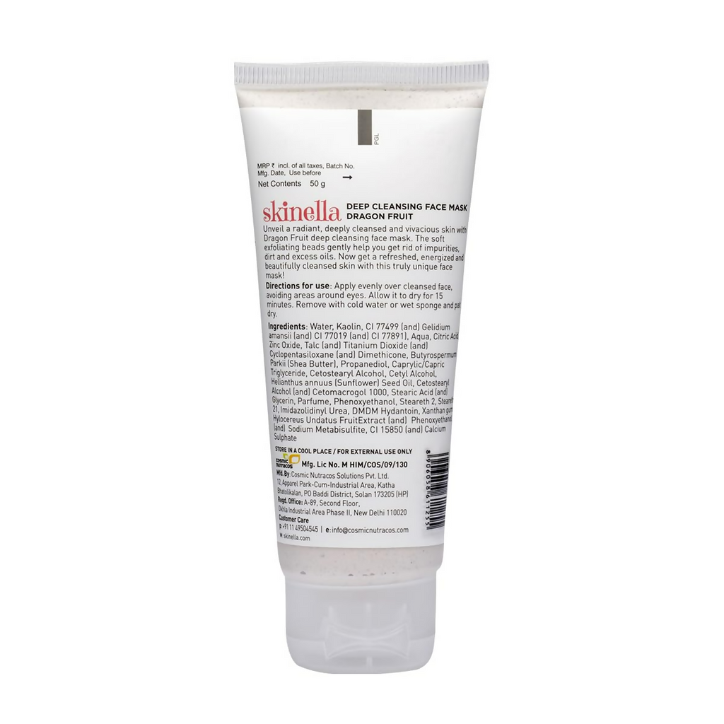 Skinella Dragon Fruit Instaglow Paste Face Mask
