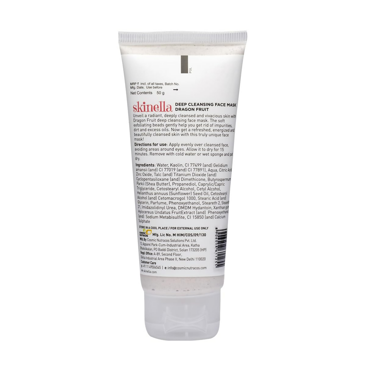 Skinella Dragon Fruit Instaglow Paste Face Mask