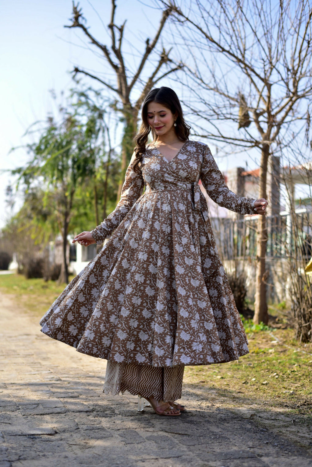 Aayaa Pure Cotton Silk Suit With Heavy Digital Print - Multi Color - Distacart