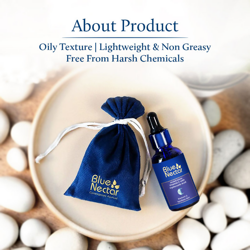 Blue Nectar Vitamin C Face Serum for Dark Spots & Radiance