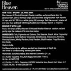 Blue Heaven Oil Control Compact Powder Matte Finish SPF 25 PA+++ Chocolate
