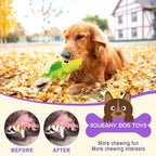 Sage Square Durable Interactive Dog Squeaky Crocodile Toy (Random Color)