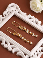 Ruby Raang Rose Mist Pearl Earrings - Distacart