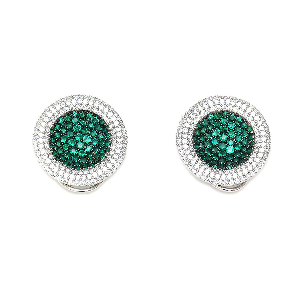 Jade Diamond and Stone Neckpiece with Studs- Ruby Raang