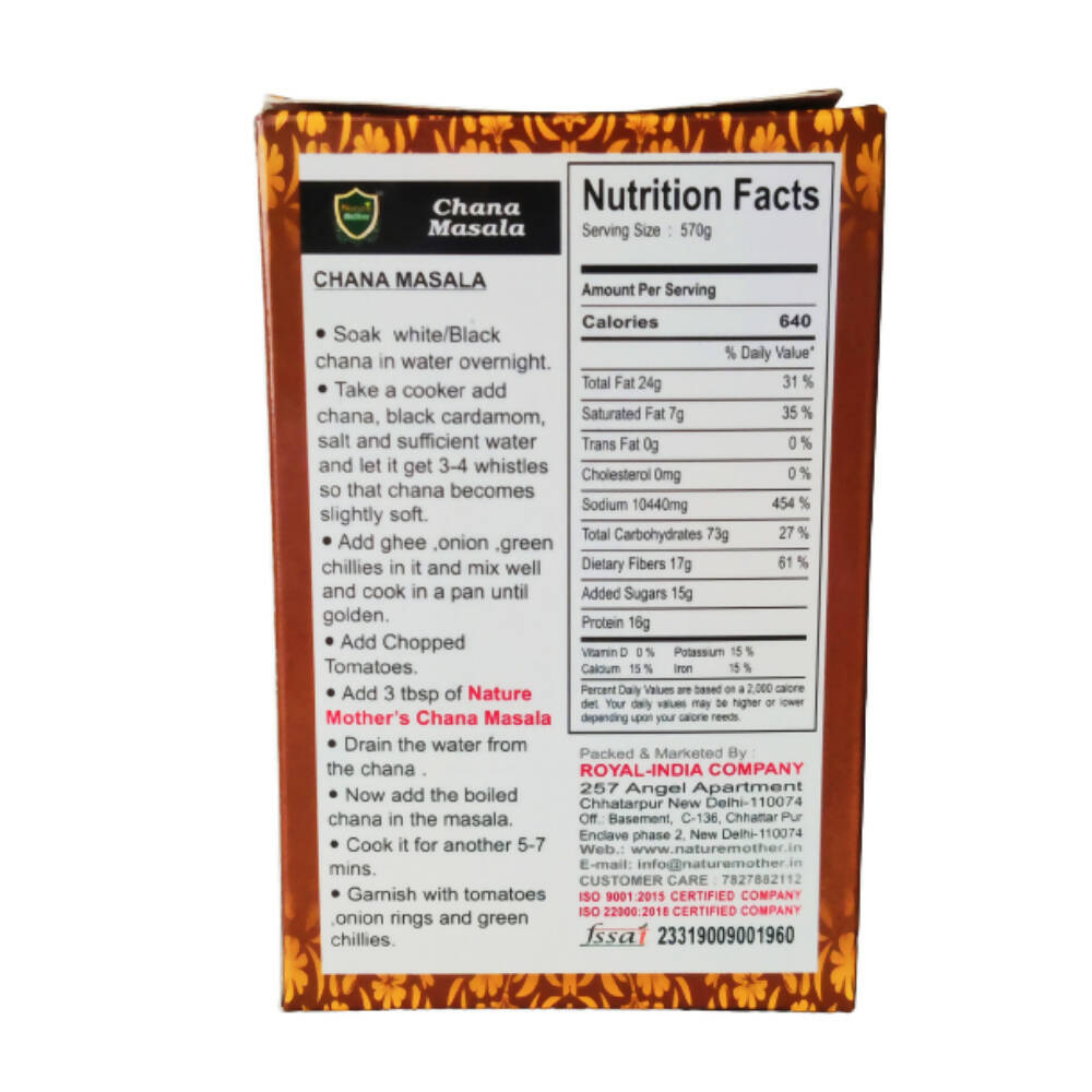Nature Mother Chana Masala - Distacart