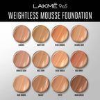 Lakme 9To5 Weightless Mousse Foundation - Beige Vanilla