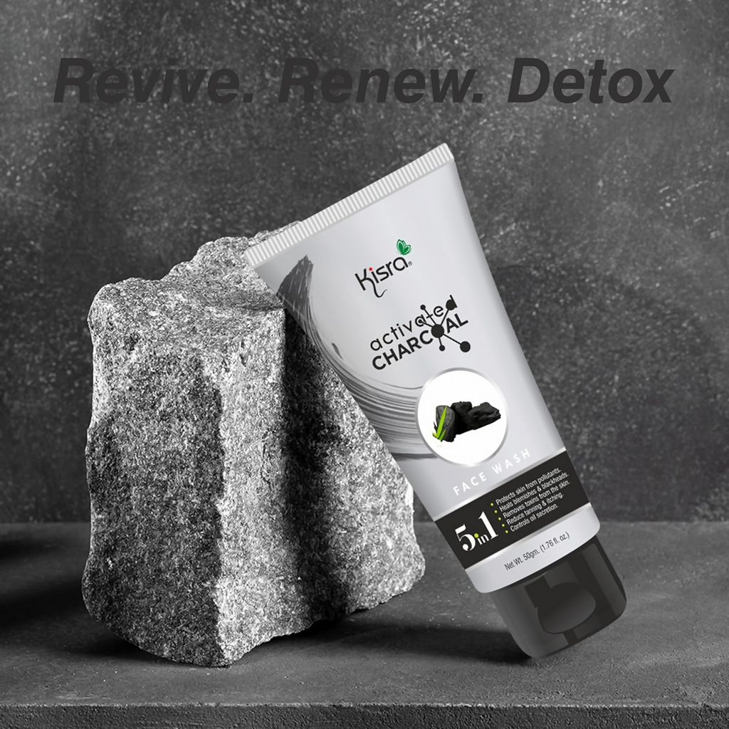 Kisra Activated Charcoal Anti-Pollution Face Wash