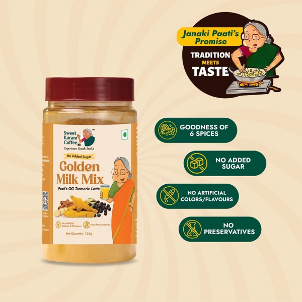 Sweet Karam Coffee Paati's Golden (Turmeric) Milk Mix
