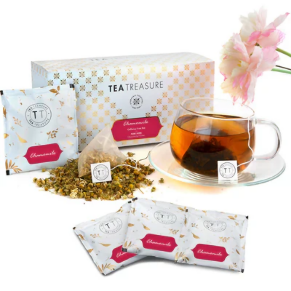Tea Treasure Pure Chamomile Tea Bags - Distacart